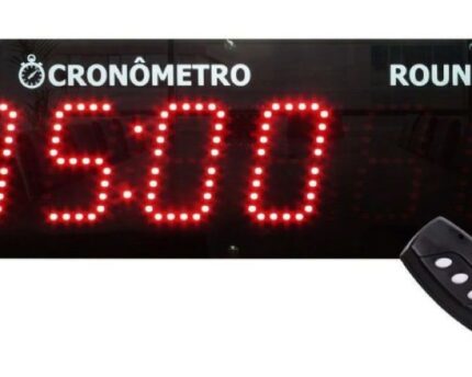 CRONOMETRO PROFISSIONAL MULTIFUNÇÕES COM ROUND 38X14X3,5CM