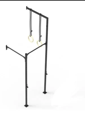 Rack módulo para utilizar argolas olímpicas e cordas para fazer exercícios