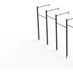 RACK 4 MODULOS SIMPLES FIXAÇÃO SIMPLES