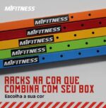 Imagem com Cores dos Racks que a M1 Fitness produz