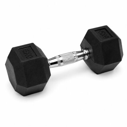 DUMBELL SEXTAVADO BORRACHA INJETADA