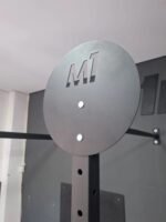 Alvo para exercício Wall Ball com alvo M1 Fitness em box de CrossFit