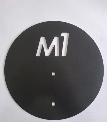 Alvo para Wall Ball em aço 1020 com pintura epóxi preta – M1 Fitness