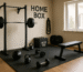 Espaço home box para fazer exercícios em casa