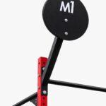 Alvo para Wall Ball Rack M1 Fitness completo com suporte.