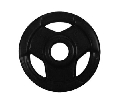 Anilhas olímpicas emborrachada 51mm tri-grip M1 Fitness