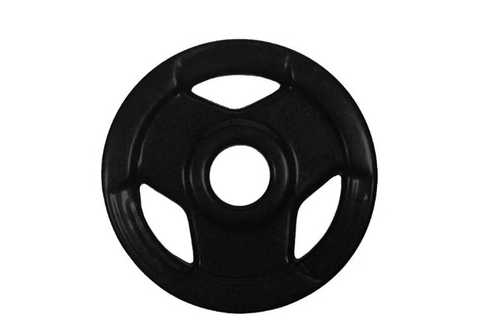 Anilha Sport Olímpica 51mm Emborrachada Anilhas olímpicas emborrachada 51mm tri-grip M1 Fitness