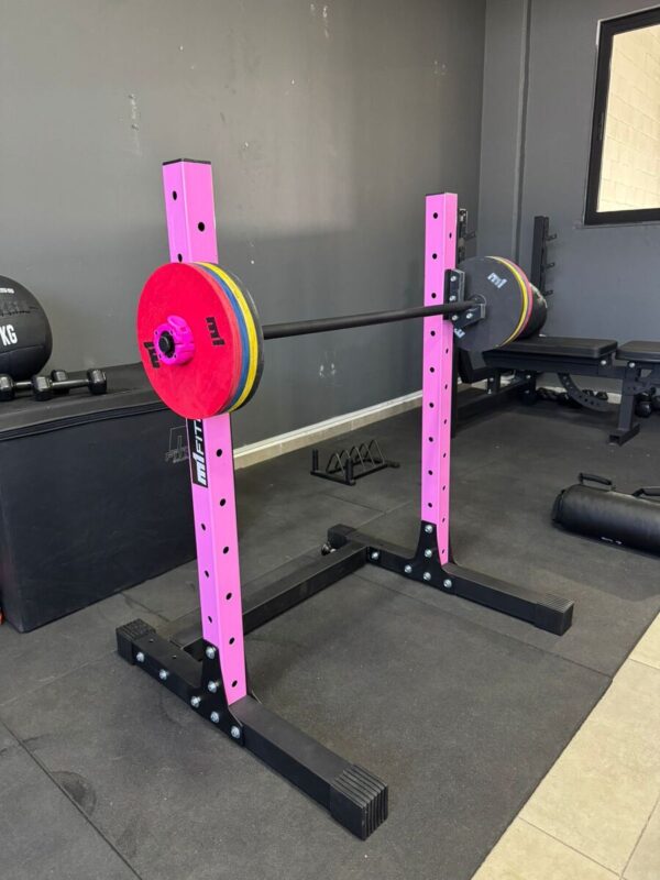 Imagem rack squat kids m1 fitness rosa 1 1