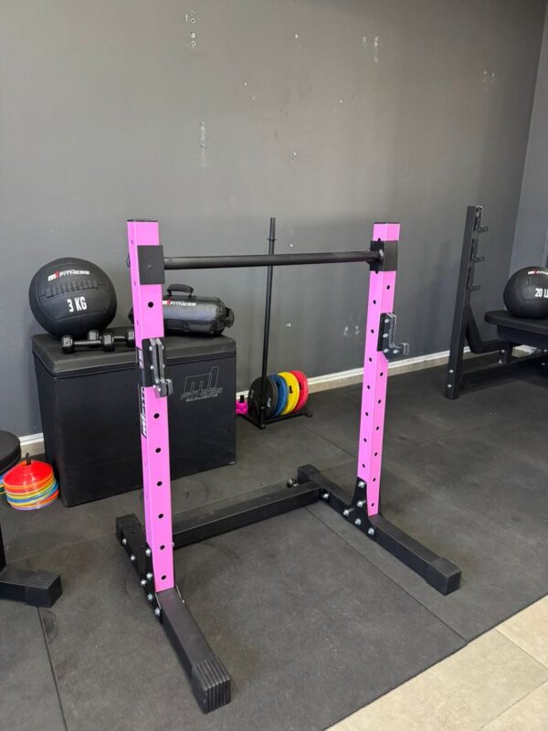 Imagem rack squat kids m1 fitness rosa 8 1