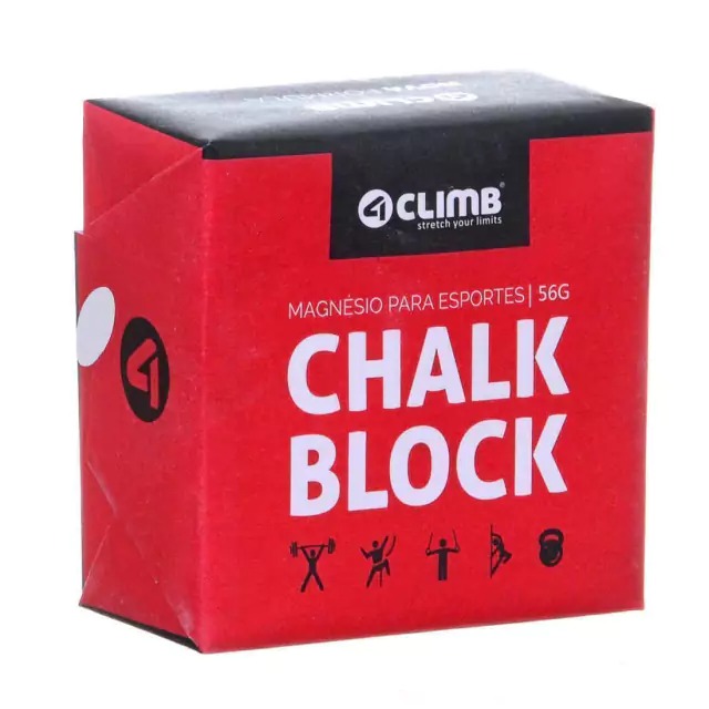 Magnésio Bloco Chalk Block 56g Magnésio Bloco Chalk Block 56g M1 Fitness para CrossFit e escalada