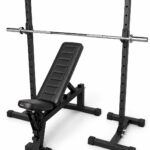 Cavalete para Agachamento com Suporte J-Hook M1 Fitness