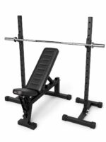 Cavalete para Agachamento com Suporte J-Hook M1 Fitness
