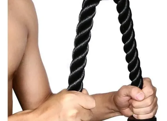 Puxador Corda para Tríceps e Face Pull M1 Fitness para máquina de cabo