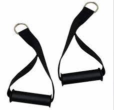 Puxador Crossover Cromado M1 Fitness para máquina de cabo e crossover