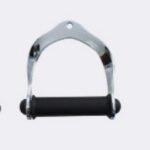 Puxador Estribo Fechado Cromado M1 Fitness para máquina de cabo