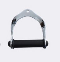 Puxador Estribo Fechado Cromado M1 Fitness para máquina de cabo