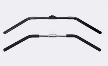 Puxador Pulley Curvo com Giro Cromado 1,20m M1 Fitness para crossover