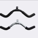 Puxador Tríceps Bigode com Giro Cromado M1 Fitness para polia