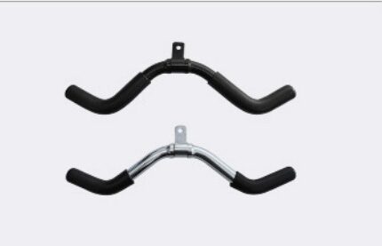 Puxador Tríceps Bigode com Giro Cromado M1 Fitness para polia