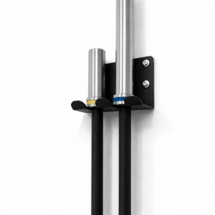 Suporte de Parede Vertical para 2 Barras Olímpicas M1 Fitness