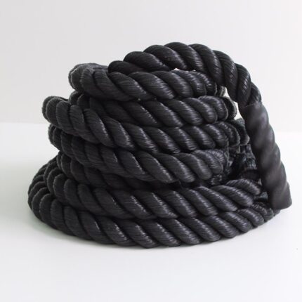 Corda Naval 15 metros 38mm Polietileno M1 Fitness para treinos profissionais.