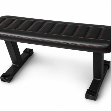 Banco reto couro da M1 Fitness para musculação.