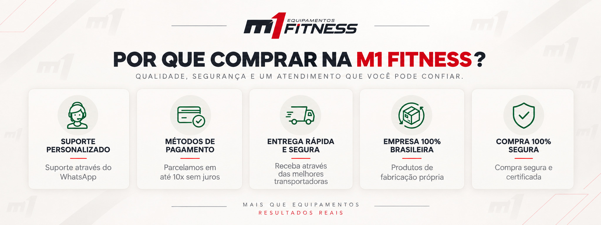 por que comprar na m1 fitness
